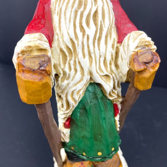 David Frykman Portfolio Santa on Skiis -Musical Figurine (1997) 11” – READ - Picture 13 of 13